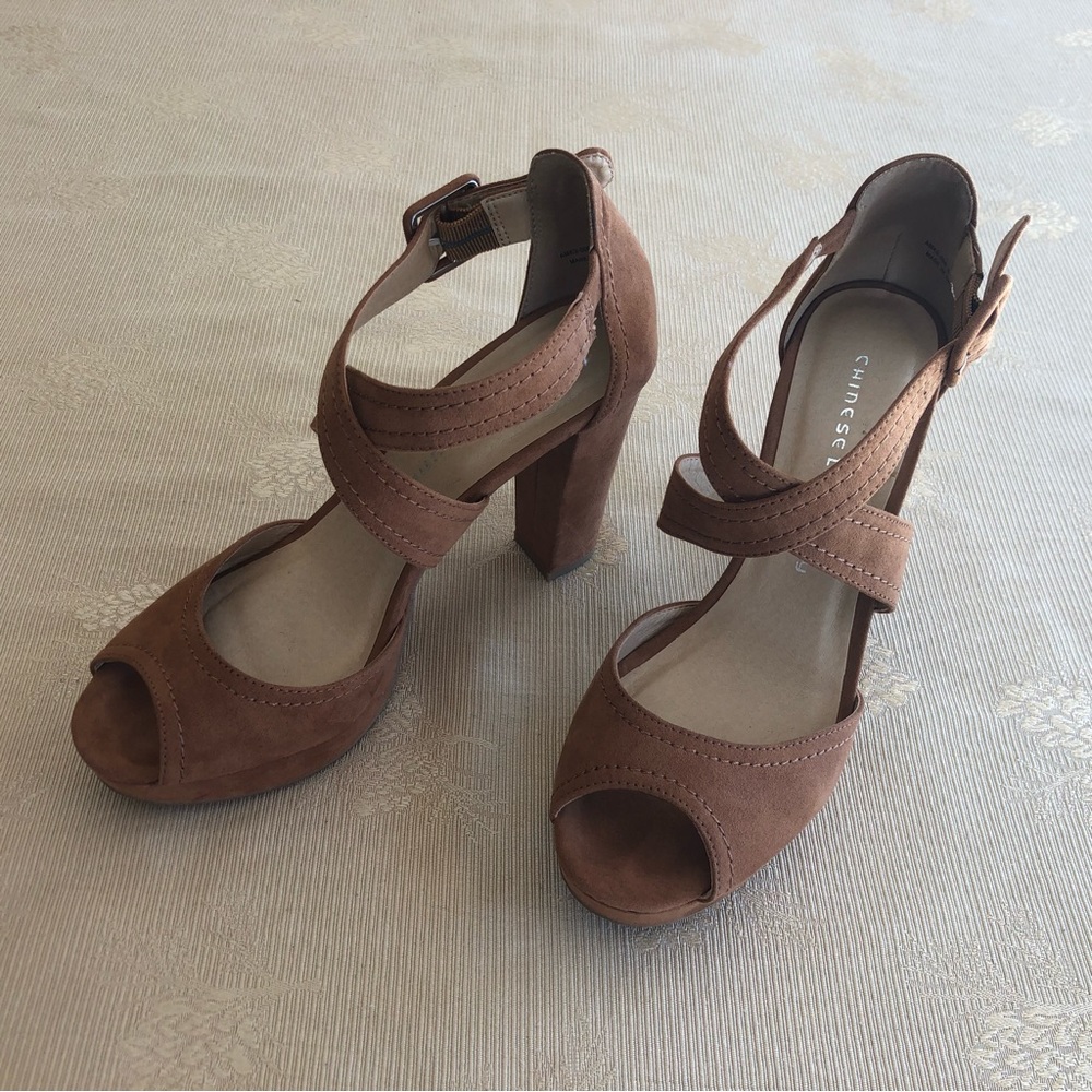 Ankle strap 4” sandals